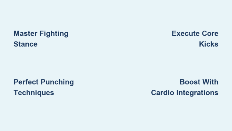 Cardio Kickboxing Exercises: Quick Steps