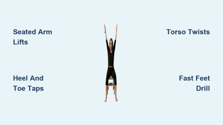 Chair Cardio Exercises for Seniors: Quick Guide