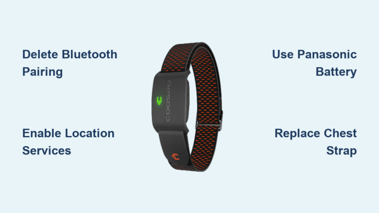 How to Fix Coospo Heart Rate Monitor Not Working