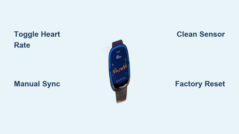 How to Fix Fitbit Heart Rate Monitor