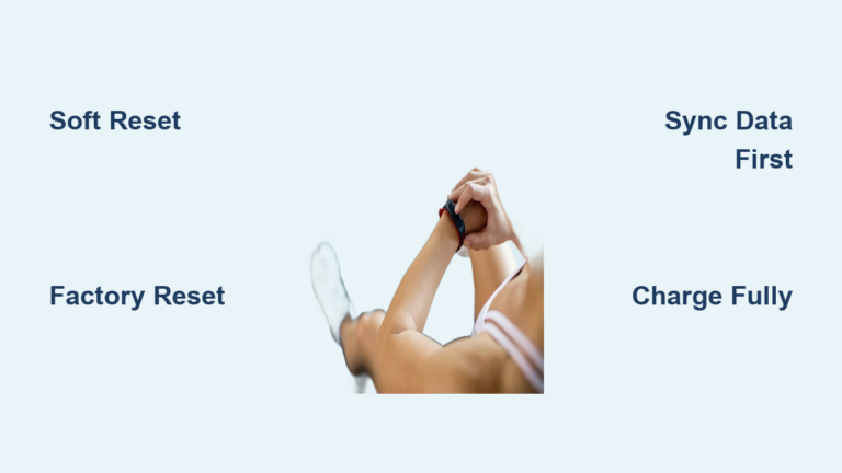 How to Reset a Fitness Tracker