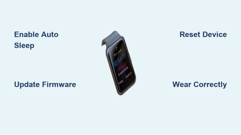 Fix Galaxy Fit 3 Sleep Tracking Not Working