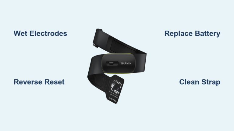 Fix Garmin Heart Rate Monitor Not Working