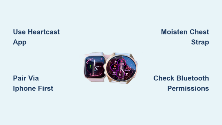 Connect Garmin Heart Rate Monitor to Apple Watch