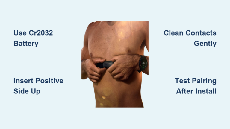 How to Install Garmin Heart Rate Monitor Battery