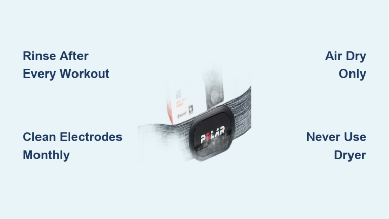 How to Clean Polar Heart Rate Monitor Strap