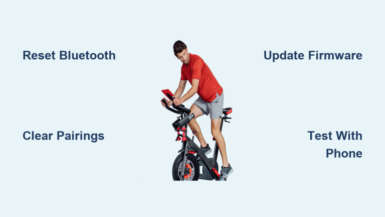Fix Schwinn IC4 Heart Rate Monitor Not Working