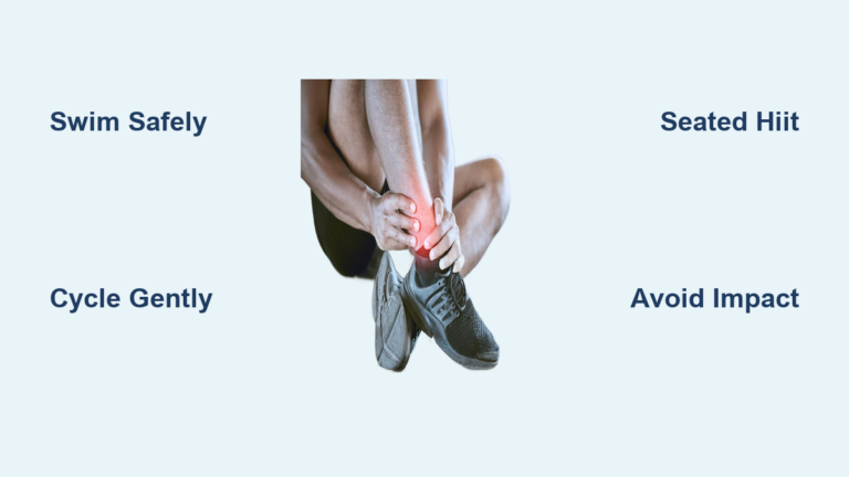 How to Do Cardio With a Sprained Ankle